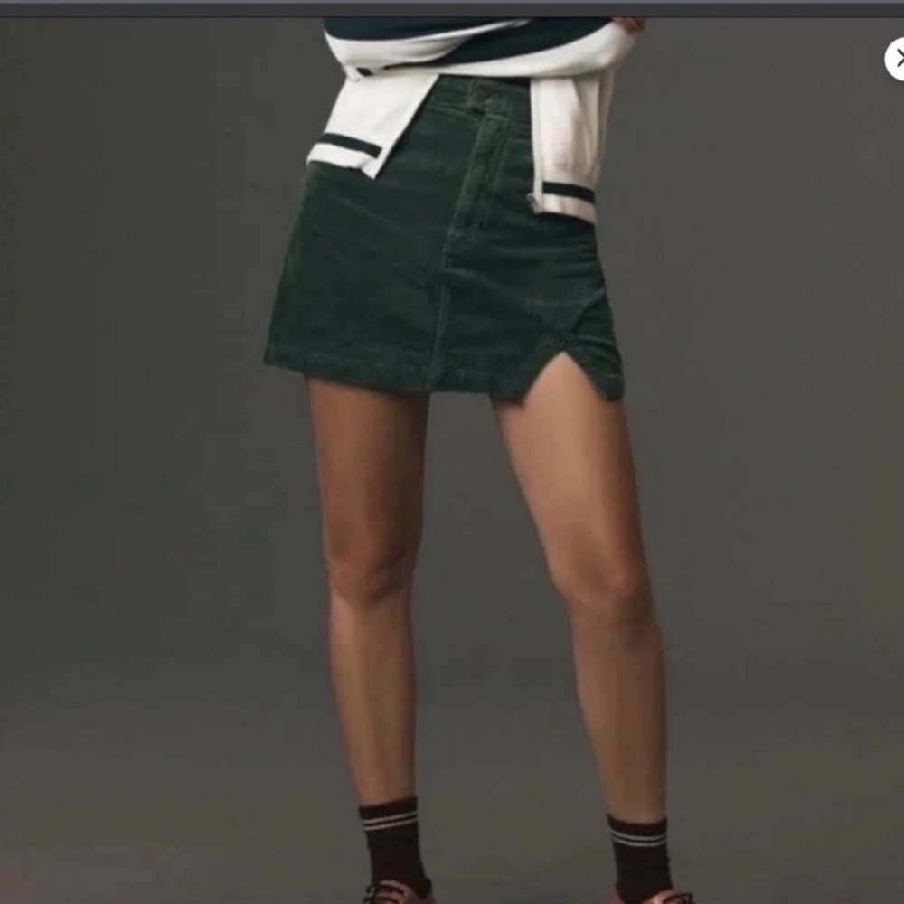 Pilcro Corduroy Mini Skirt